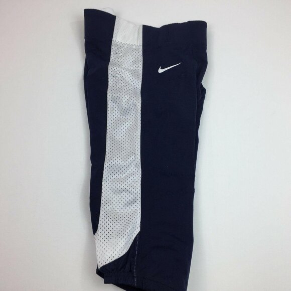 New Nike Open Field Mens Football Pants Navy Blue White 615745-420 Size Medium - Picture 2 of 7